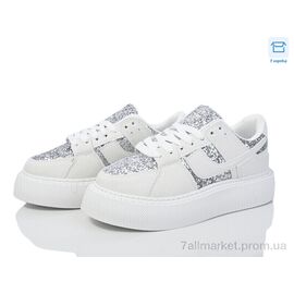 Фотография Кроссовки женские модные Весна/осень 2025-12-2 (8 пар р.36-40) "Obuvok" недорого оптом от прямого поставщика