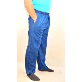 Джинси чоловічі на гумці, розміри XL-5XL (48-56) "NICOLAS" недорого від прямого постачальника