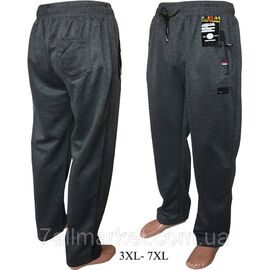 Спортивні штани чоловічі, батал/прямі розміри 3XL-7XL (3кв) "NICOLAS" недорого від прямого постачальника