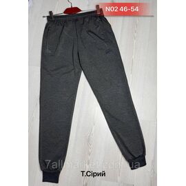 Спортивні штани чоловічі манжет р-ри 46-54 (3 кв) "NICOLAS" недорого від прямого постачальника
