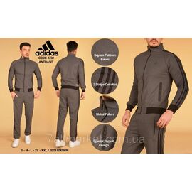 Фотография Спортивный мужской костюм на молнии ADIDAS р-ры S-2XL (3цв) "REMAIN"  недорого от прямого поставщика