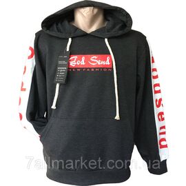 Толстовка спортивна чоловіча з капюшоном, розміри M-3XL "NICOLAS" недорого від прямого постачальника