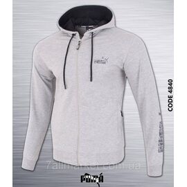 Кофта спортивна чоловіча на змійці з капюшоном PUMA р 2XL-6XL (2кв) "REMAIN" недорого від прямого постачальника