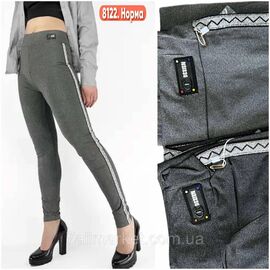 Фотография Лосины женские, молодёжные  р-ры XL-3XL (микс цв) "STELLA" купить недорого от прямого поставщика