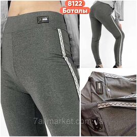 Фотография Лосины женские, молодёжные батал р-ры 5XL-7XL (микс цв) "STELLA" купить недорого от прямого поставщика