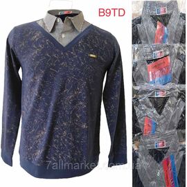 Батник-обманка з коміром юніор на хлопчика р-ри 42-46 (мікс кв) "NICOLAS" недорого від прямого постачальника