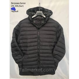 Фотография Ветровка мужская стеганная с капюшоном батал р-ры 2XL-6XL (6цв) "NEW NOCE" недорого от прямого поставщика
