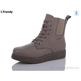 Черевики жіночі стильні Весна/осінь E2583-3 (8 пар р.36-41) "Trendy" недорого оптом від прямого постачальника