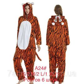 Фотография Кигуруми женский ТИГР молодёжная размер S-XL "FLOWER" недорого от прямого поставщика