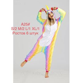 Фотография Кигуруми женский ЕДИНОРОГ молодёжная размер S-XL "FLOWER" недорого от прямого поставщика
