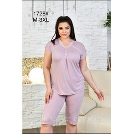 Фотография Пижама женская молодёжная/батал р-ры 54-62 "FLOWER" купить недорого от прямого поставщик