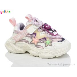 Кросівки дитячі модні Весна/осінь 2076-3 (6 пар р.26-31) "Yalike" недорого оптом від прямого постачальника