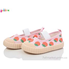 Сліпони дитячі без шнурків Літо 2067-1 (12 пар р.21-26) "Yalike" недорого оптом від прямого постачальника