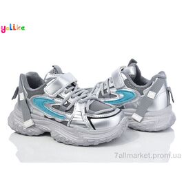 Фотография Кроссовки детские модные Весна/осень 2036-2 (6 пар р.27-32) "Yalike" недорого оптом от прямого поставщика