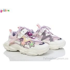 Фотография Кроссовки детские модные Весна/осень 2076-7 (6 пар р.32-37) "Yalike" недорого оптом от прямого поставщика