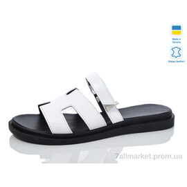 Фотография Шлепки женские облегченные Лето 88 білий к. батал (6 пар р.41-43) "Sali" недорого оптом от прямого поставщика