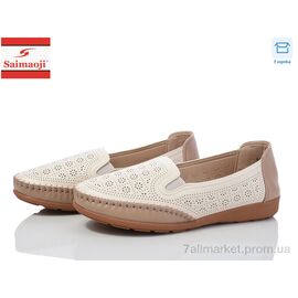 Фотография Мокасины женские демисезонные Лето A61-16 (8 пар р.37-42) "Saimaoji" недорого оптом от прямого поставщика