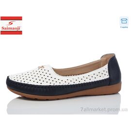 Фотография Мокасины женские демисезонные Лето FA62-2 (6 пар р.41-43) "Saimaoji" недорого оптом от прямого поставщика