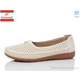 Фотография Мокасины женские демисезонные Лето FA62-5 (6 пар р.41-43) "Saimaoji" недорого оптом от прямого поставщика