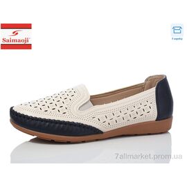 Фотография Мокасины женские демисезонные Лето FA66-3 (6 пар р.41-43) "Saimaoji" недорого оптом от прямого поставщика