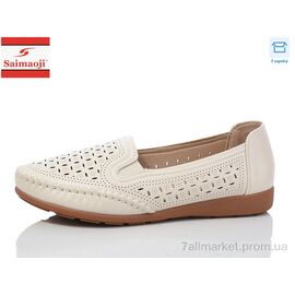 Фотография Мокасины женские демисезонные Лето FA66-5 (6 пар р.41-43) "Saimaoji" недорого оптом от прямого поставщика