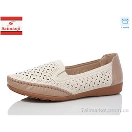 Фотография Мокасины женские демисезонные Лето FA66-16 (6 пар р.41-43) "Saimaoji" недорого оптом от прямого поставщика