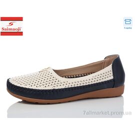 Фотография Мокасины женские демисезонные Лето FA68-3 (6 пар р.41-43) "Saimaoji" недорого оптом от прямого поставщика