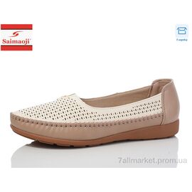 Мокасини жіночі демісезонні Літо FA68-16 (6 пар р.41-43) "Saimaoji" недорого оптом від прямого постачальника