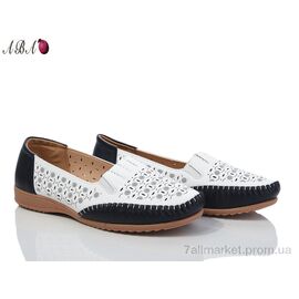 Мокасини жіночі демісезонні Літо 5ABA0-12 (8 пар р.37-42) "Aba" недорого оптом від прямого постачальника