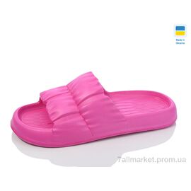 Шльопанці жіночі полегшені Літо Ірис  малиновий (8 пар р.36-41) "SANLIN 2" недорого оптом від прямого постачальника