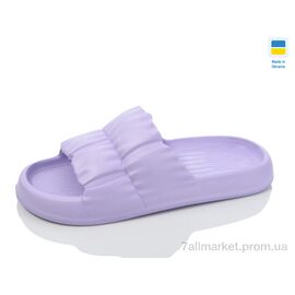 Шльопанці жіночі полегшені Літо Ірис бузок (8 пар р.36-41) "SANLIN 2" недорого оптом від прямого постачальника