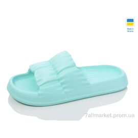 Шльопанці жіночі полегшені Літо Ірис м'ята (8 пар р.36-41) "SANLIN 2" недорого оптом від прямого постачальника