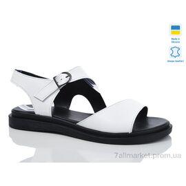 Фотография Босоножки женские летние Лето 58 білий к. батал (6 пар р.41-43) "Sali" недорого оптом от прямого поставщика