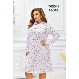 Фотография Ночная рубашка женская с начёсом/батал размеры M-3XL(2 ЦВ)"FLOWER" купить недорого от прямого поставщика