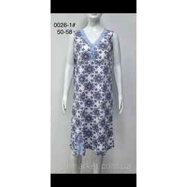 Нічна сорочка жіноча/батал розміри 50-58 (3кв)"FLOWER" купити недорого від прямого постачальника