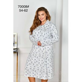 Нічна сорочка жіноча батал розміри 54-62 "FLOWER" купити недорого від прямого постачальника