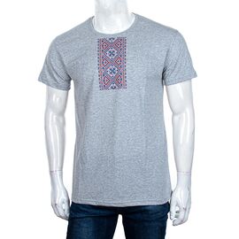 Фотография Футболка мужская AFF1-4 grey р.48-58 "Logaster" недорого оптом от прямого поставщика