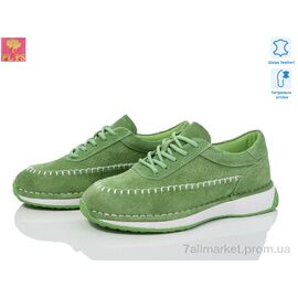 Фотография Кроссовки женские модные Весна/осень 25007-5R green (6 пар р.36-41) "PLPS" недорого оптом от прямого поставщика