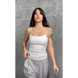 Фотография Майка женская 1132 white р.S-L "SHEPARIS" недорого оптом от прямого поставщика