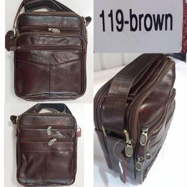 Сумка чоловіча TH-119 brown р.22*19*6 "Chus" недорого оптом від прямого постачальника