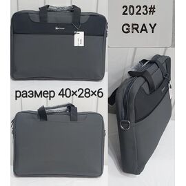 Сумка чоловіча TH-2023 grey р.40*28*6 "Chus" недорого оптом від прямого постачальника