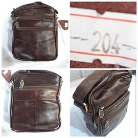 Сумка чоловіча TH-204 brown р.16*20 "Chus" недорого оптом від прямого постачальника