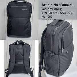 Чоловічий рюкзак TH-B00670 black р.42.5*28.5*12.5 "Chus" недорого оптом від прямого постачальника