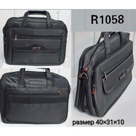 Сумка чоловіча TH-R1058 black р.40*31*10 "Chus" недорого оптом від прямого постачальника