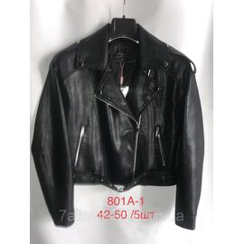 Куртка-косуха жіноча екошкіра, комір-відкладний, р-ри 42-50 "ANGELIS" Купити недорого від прямого постачальника