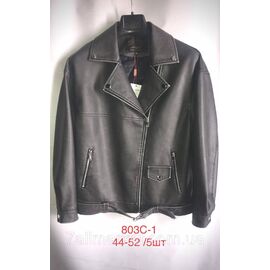 Куртка-косуха жіноча екошкіра, комір-відкладний, р-ри 44-52 "ANGELIS" Купити недорого від прямого постачальника