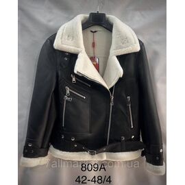 Куртка-косуха жіноча екошкіра, на хутрі р-ри 42-48 "ANGELIS"купити недорого від прямого постачальника