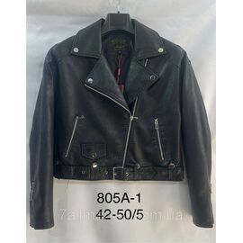 Куртка-косуха жіноча екошкіра, комір-відкладний, р-ри 42-50 "ANGELIS"купити недорого від прямого постачальника