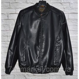 Фотография Куртка-бомбер мужская демисезонная, кожзам, размеры 48-60  "ANGELIS" недорого от прямого поставщика