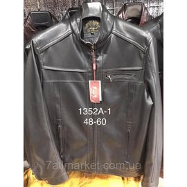 Куртка чоловіча демісезонна, шкірозамінника, розміри 48-60 (2 кв) "ANGELIS" недорого від прямого постачальника